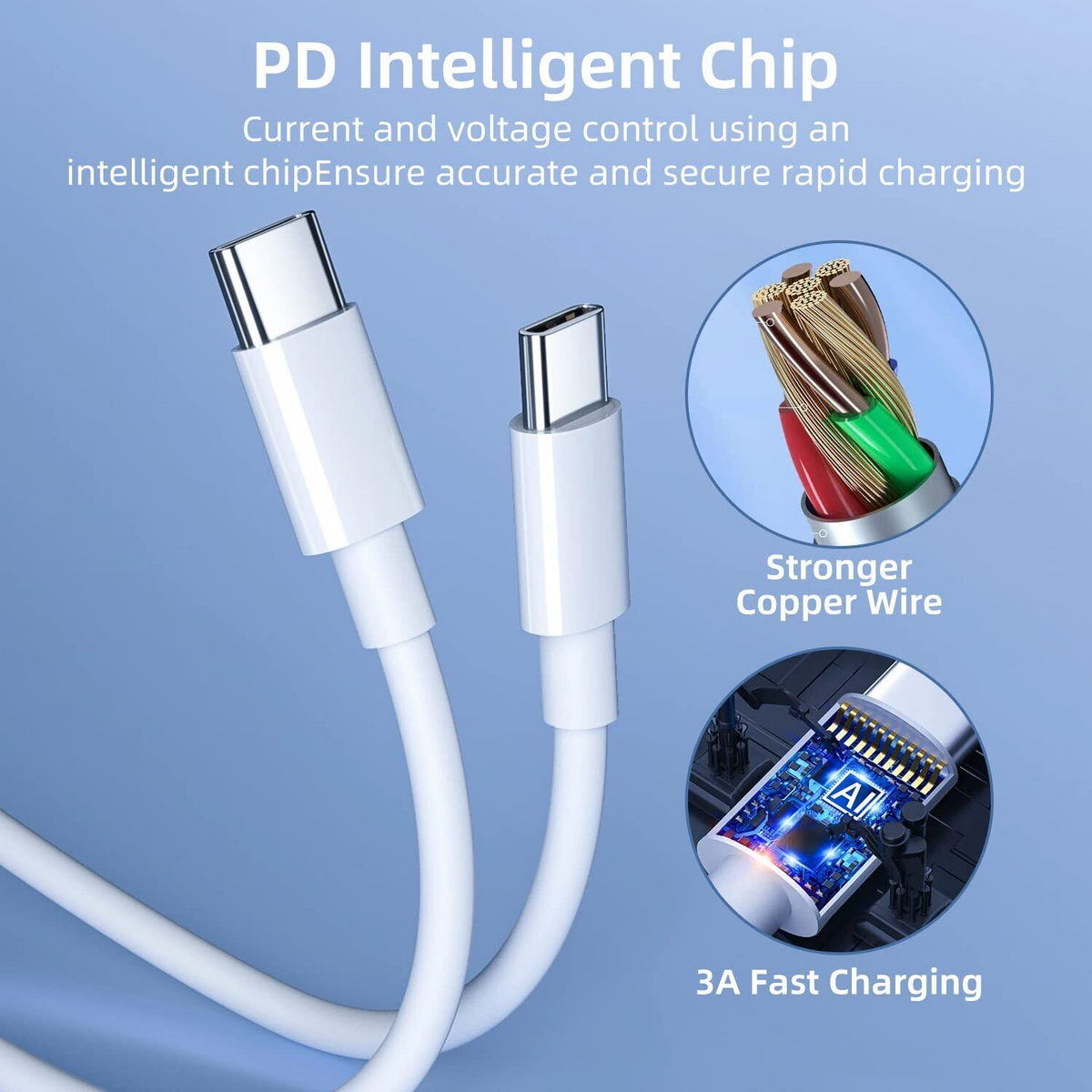 Braided USB C Type-C Fast Charging Data SYNC Charger Cable Cord 3/6/10FT Lot