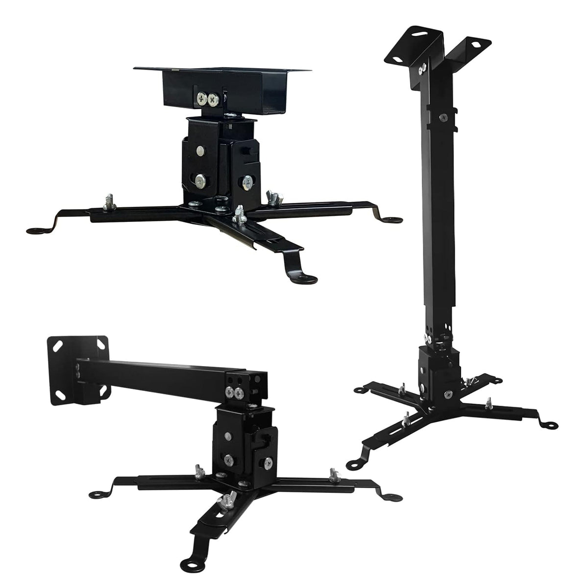 5Core Projector Mount Ceiling Wall Universal Holder Adjustable Low Profile Capacity 40lb