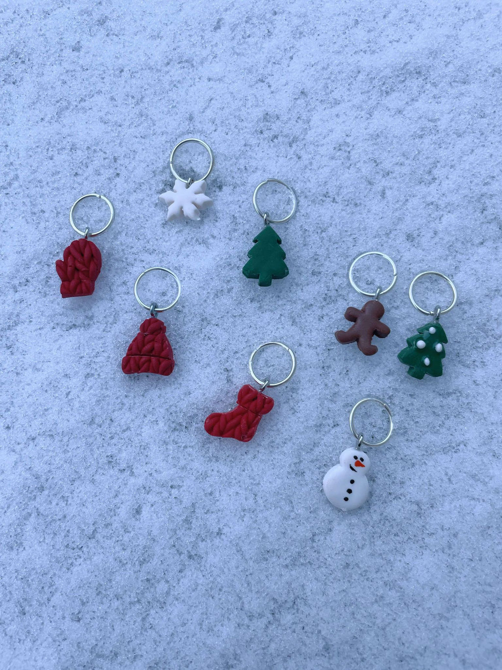 Håndlagde julemarkører